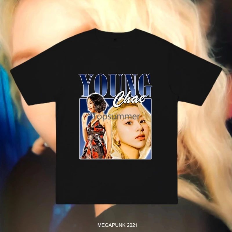 

Chaeyoung Twice Homage Teestreetwear Men T Shirt Women