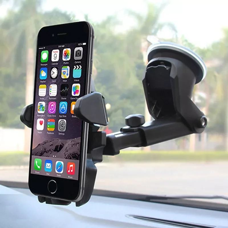 

Car Phone Holder Windshield Dashboard Suction Cup Mount 360 Rotation Auto Smartphone Sucker Support Stand