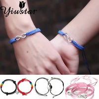 2022 adjusted rope bracelet for couple women gift turkish eye bracelets flower love heart beach shell cross moon star wholesale