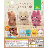 yell original gashapon cute standing plush animals autumn style gachapon capsule toy doll model gift figures collect ornament