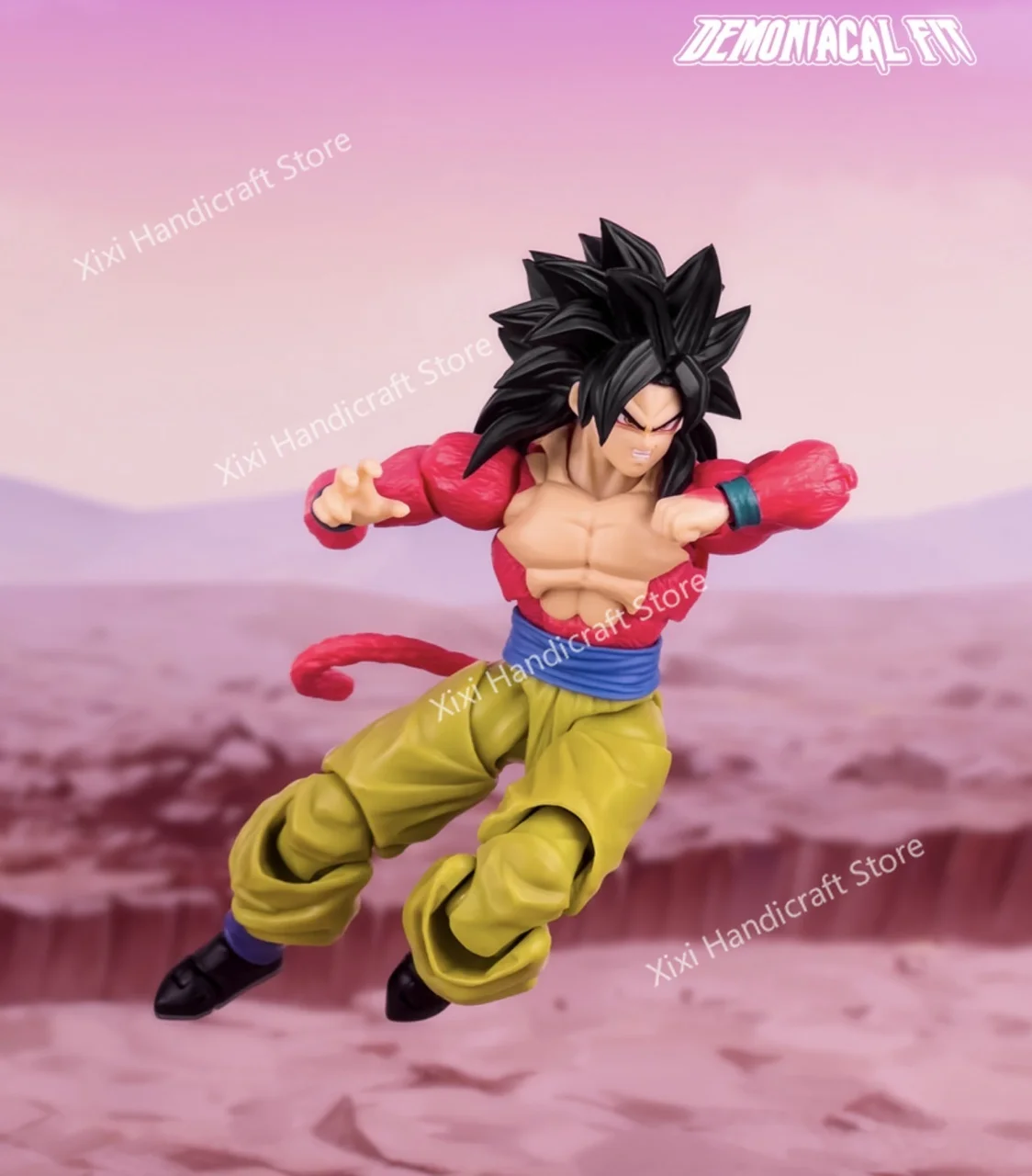 Фото В наличии: Коллекционная фигурка Demoniacal Fit Dragon Ball Super Saiyan SSj4 Goku UNTAMED POWER, анимационная модель, игрушка, подарок №5