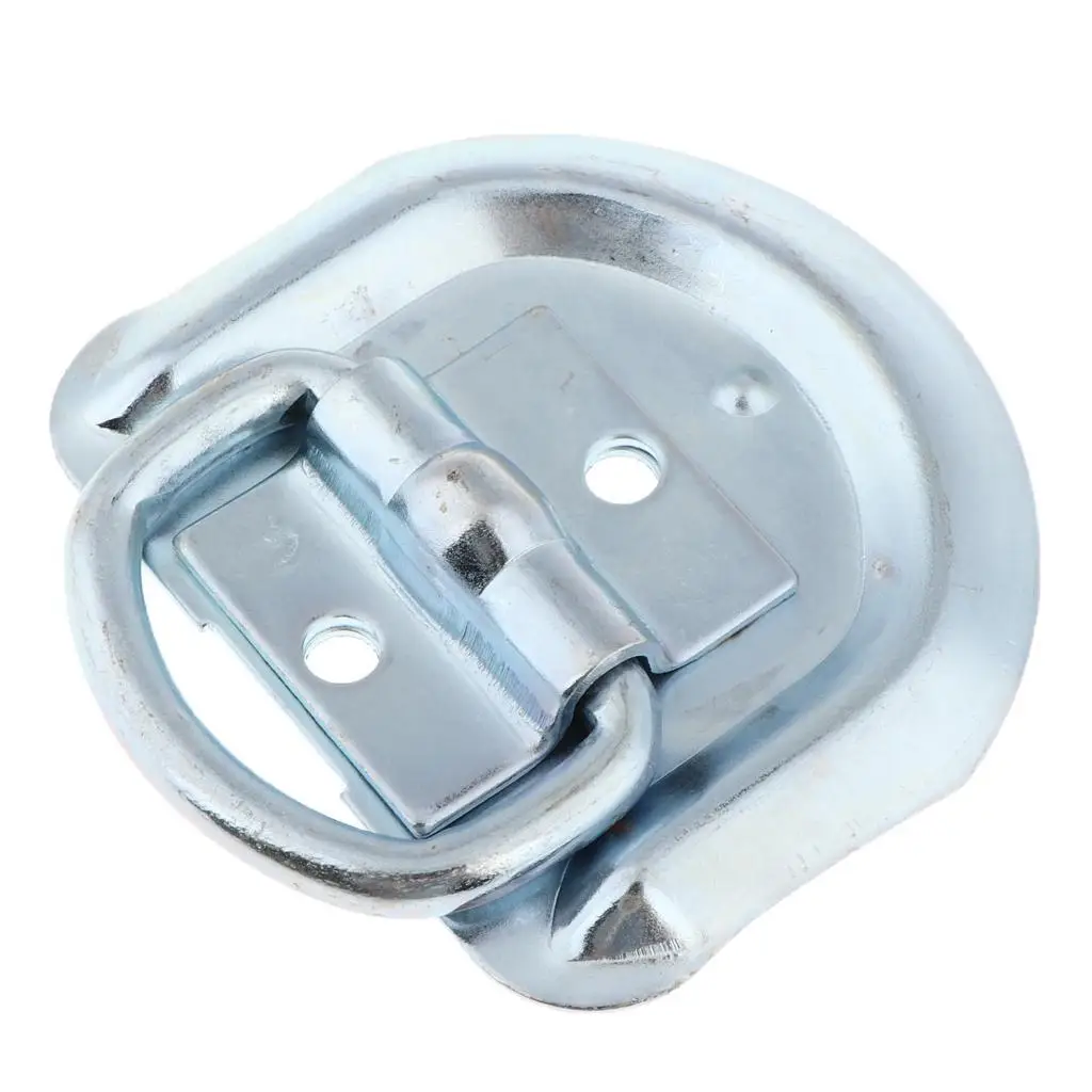 

Replacement Trailers RV Bolted D- Rope Chain Tie Down for Truck Silver