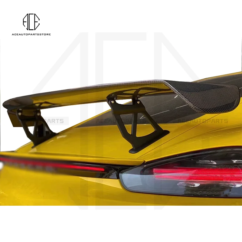 Передний бампер из углеродного волокна для Porsche 718 Boxster cayman GT4 задний спойлер
