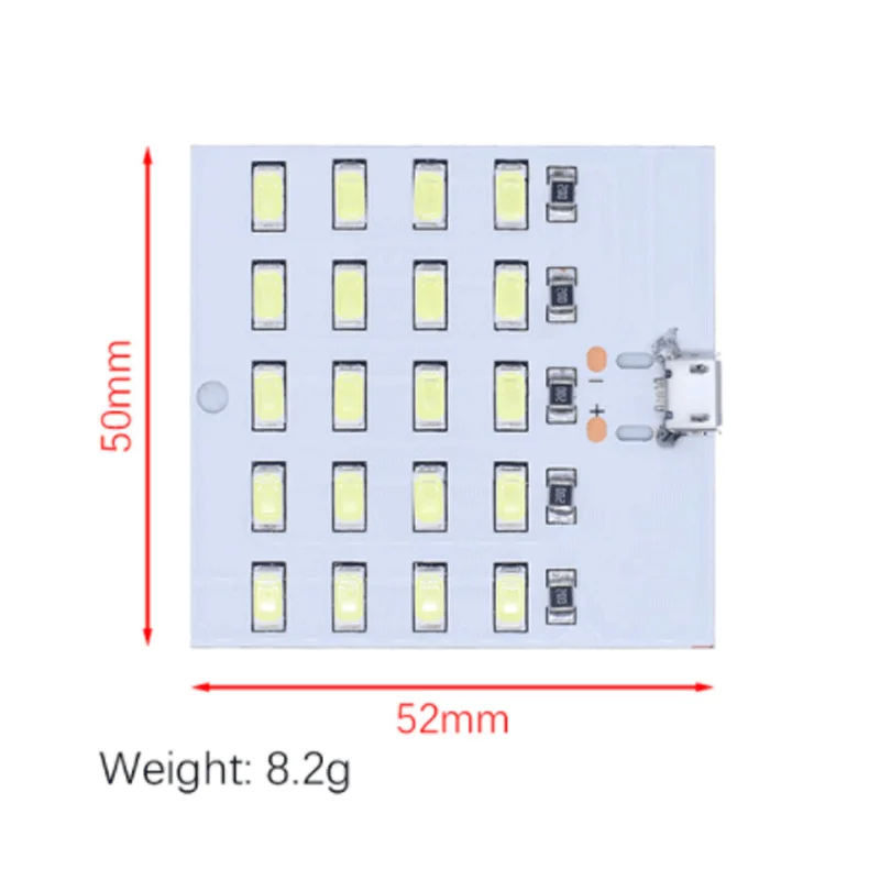 Высококачественный светодиодный светильник 5730 smd 5 в мА ~ белый Mirco Usb Светодиодная