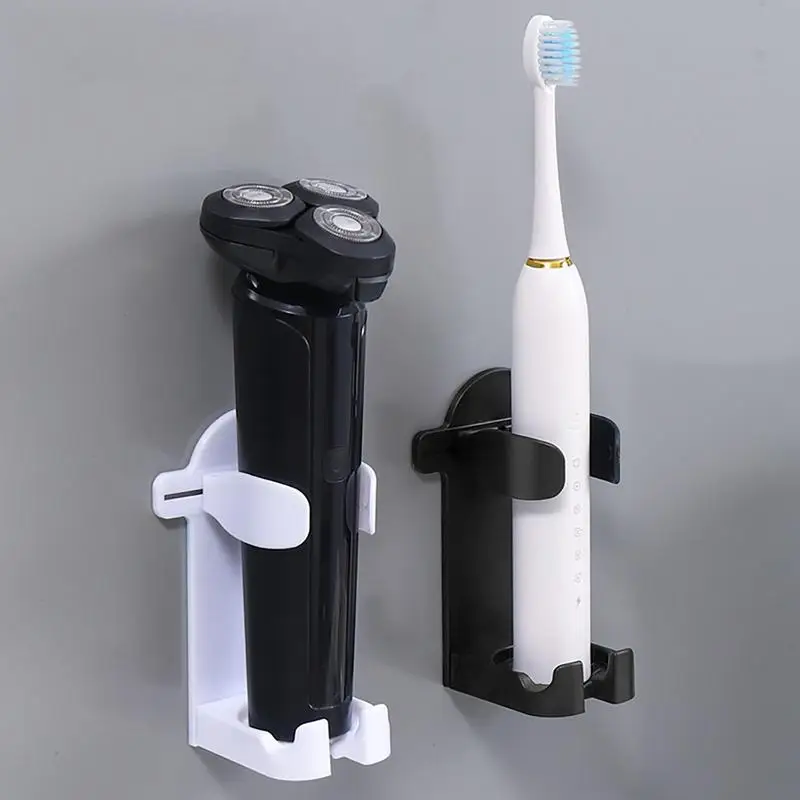 Organizer Razor Shelving Rack Electric Toothbrush Holder Non-punching Wall Mount Bathroom Hanger Bathroom Accessories