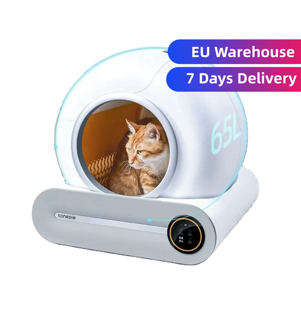

Hot Sale EU Warehouse Automatic Self Cleaning Cat Toilet Smart Cat Box For Cats