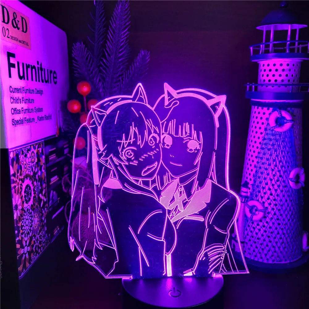 

Night Lamp YUMEKO X MARY KAKEGURUI LED Night Lights Toy 3D Lighting Illuminator Lampara Gift Anime Visual Lights Collectors Doll