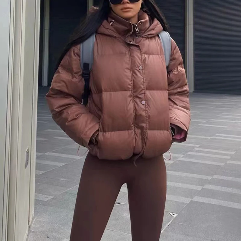 Winter Thick Warm Parkas Padded Streetwear Baseball Uniform Oversized Woman Coats Loose Women Fashion Bomber Jackets New