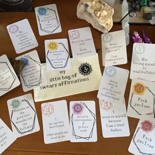 

16Pcs Funny Affirmation Card Gift Sweary Affirmation Cards
