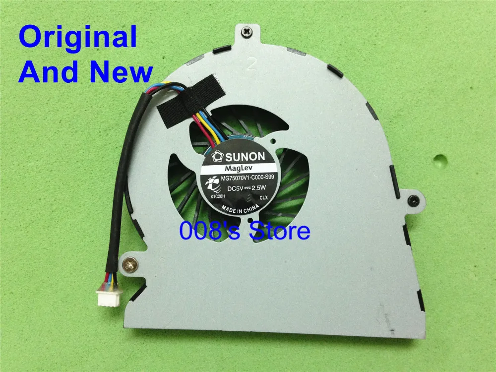 

New Laptop CPU Cooling Cooler Fan For Lenovo Ideapad Y560 Y560A Y560D Y560G Y560P For SUNON MG75070V1-C000-S99 DC 5V 2.5W 4 Pins