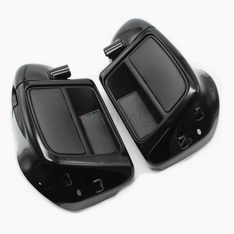 

Мотоциклетная черная обогревательная обтекатель с вентиляционными отверстиями, бокс для перчаток для Harley Touring Road King Street Electra Glide Ultra FLTR 14-20