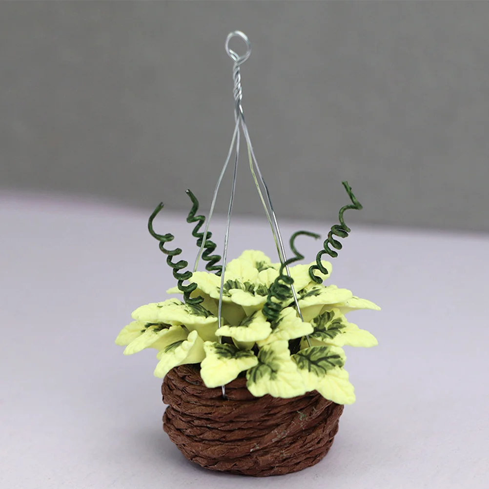

Doll House Resin Plants Ornament Mini House Accessory Micro Scene Decoration