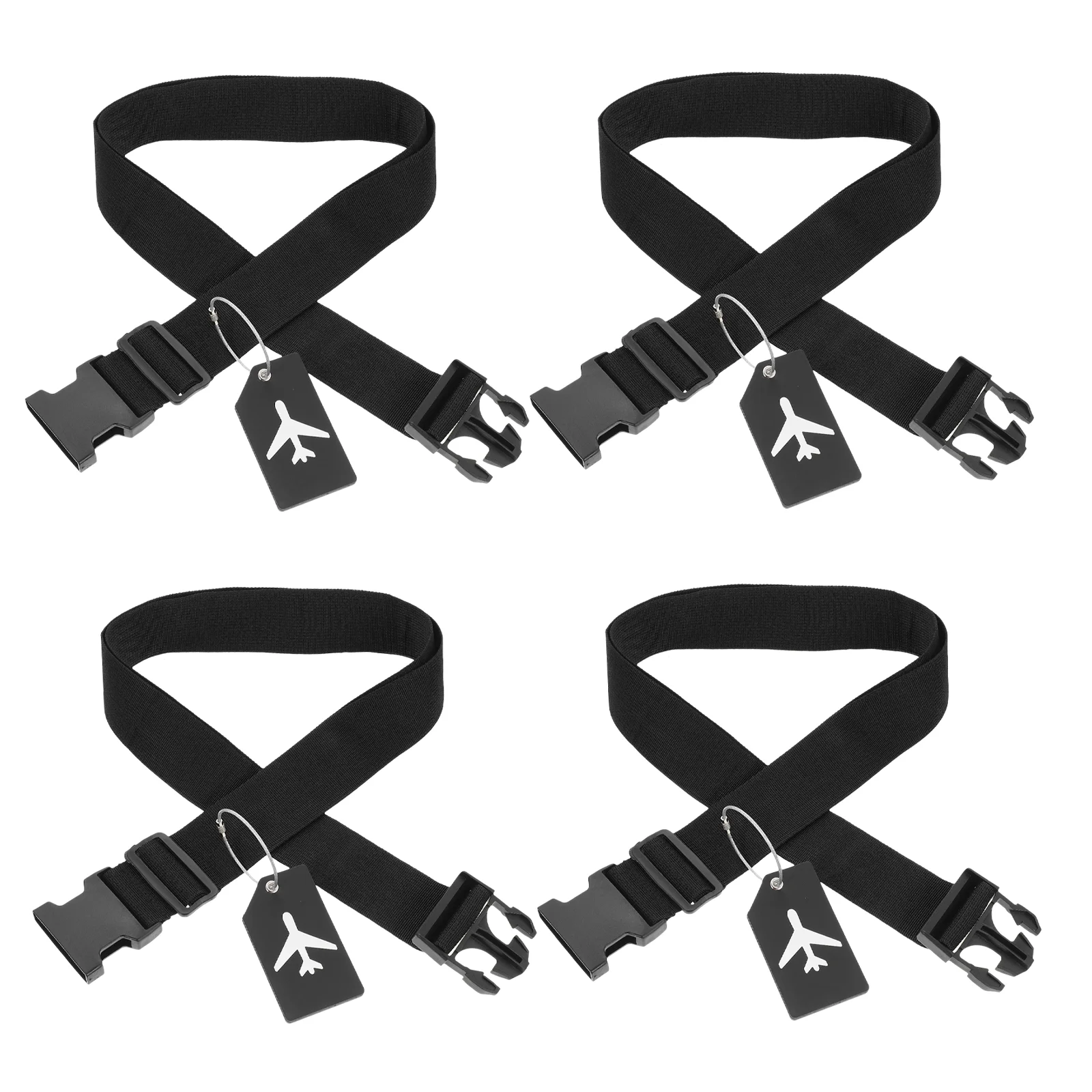 

Luggage Suitcase Straps Tags Strap Belt Hanging Travel Attachment Lock Down Tie Band Supplies Silicone Elastic Set Car Safety Id