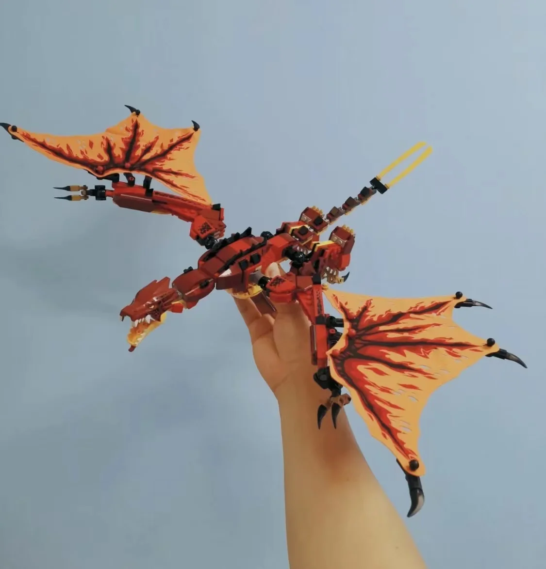 

Конструктор «пожарная атака пламени дракона», сезон 15 лет, Классическая модель, 71753 деталей, игрушка для детей, рождественский подарок