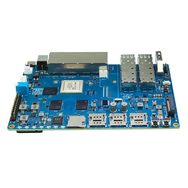 Для Banana Pi BPI-R4 Mediatek MT7988A четырехъядерный кронштейн Cortex-A73 4 ГБ DDR4 8 EMMC Smart Router Board