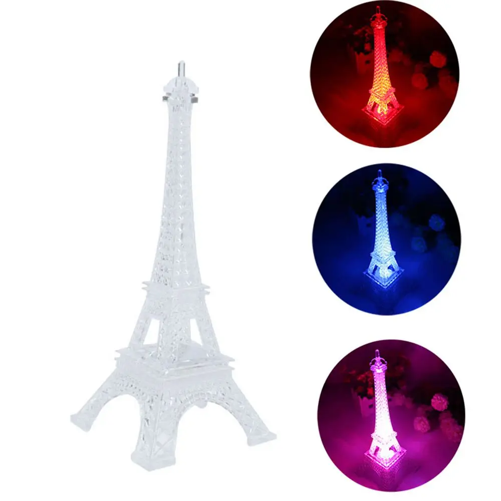 

Environmental friendly Mobile power Safety Paris fashion style Eiffel Tower Tower light Night light Desktop decoration