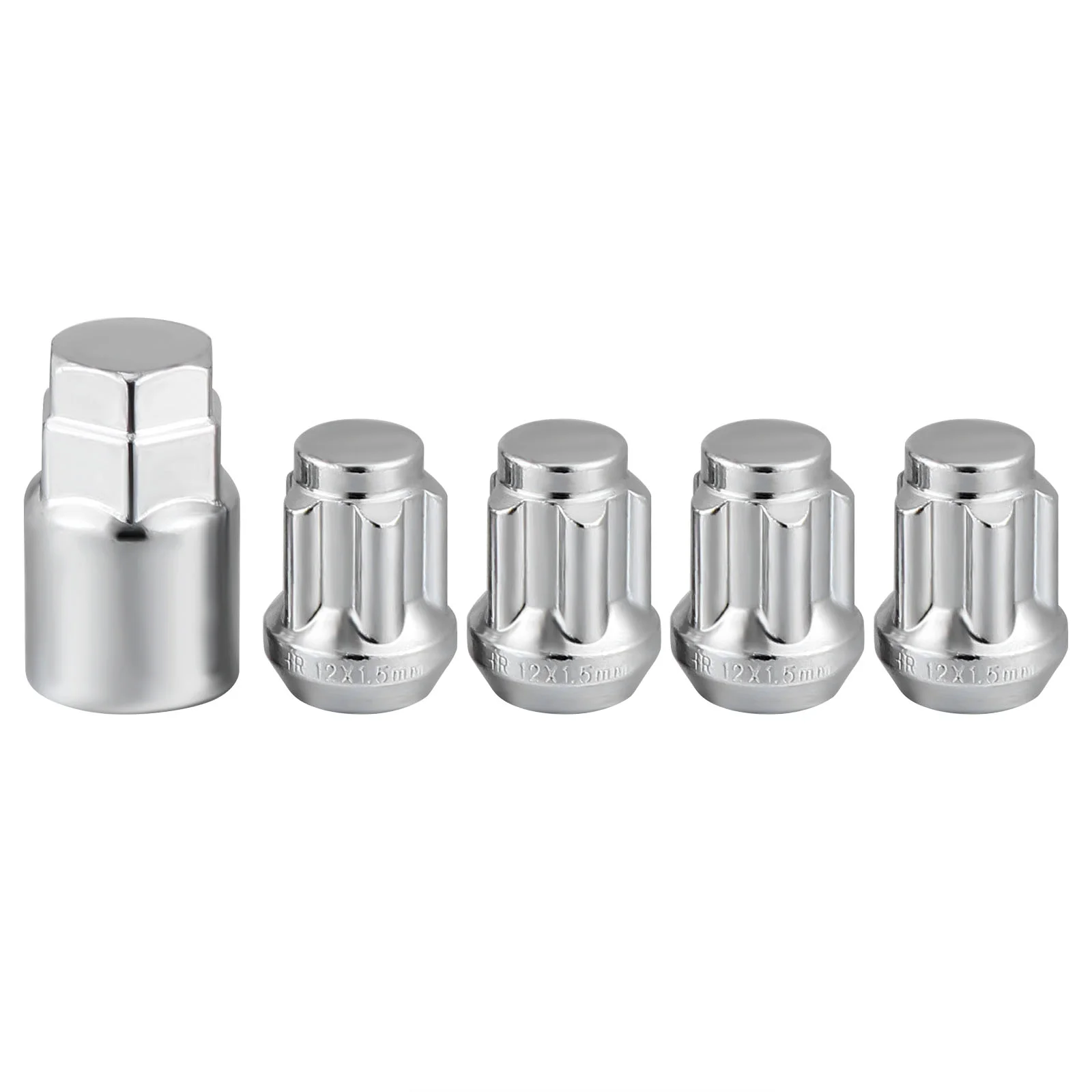 

4pcs Automotive Wheel locks Cone Wheel Locks Anti Nuts with Socket for Car Auto