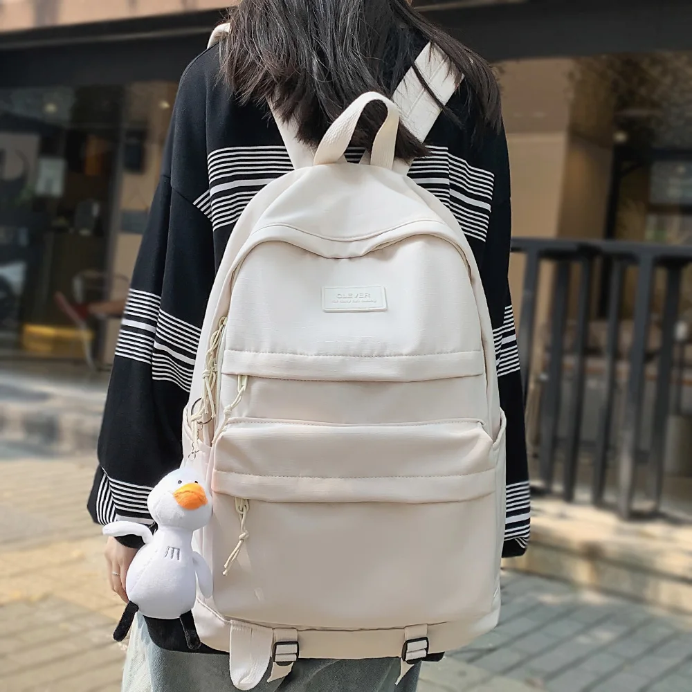 

Водонепроницаемый нейлоновый школьный ранец для мужчин и женщин, милый студенческий рюкзак для ноутбука для девушек и мальчиков, дорожная ...