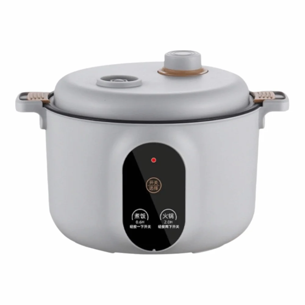 

Легкая микроскороварка 20 см, 2 л, рисоварка с антипригарным покрытием, защита от перелива, быстрый нагрев, кастрюля для приготовления пищи под давлением, студенческое общежитие