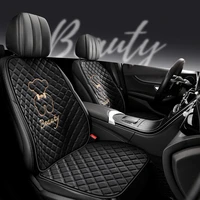 leather car drivers seat covers universal car seat cover pad set front rear auto seat protector automobiles seat cushion mat