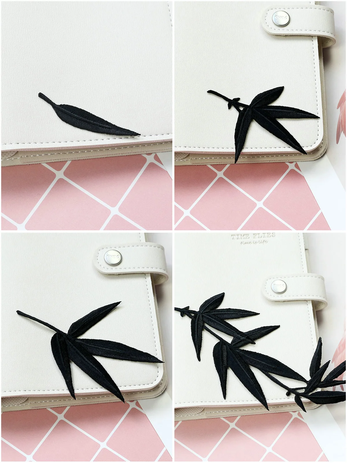 4 шт. термостойкая паста для глажки с вышивкой из бамбука