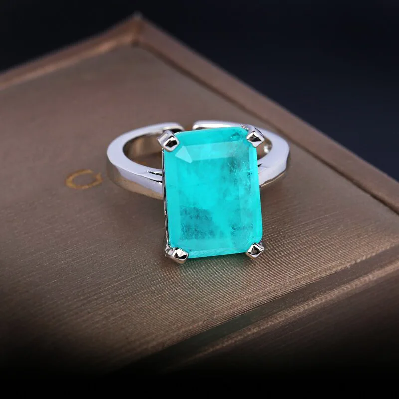 

Genuine 925 Sterling Silver Origin Emerald Ring for Women Fine Anillos De Silver 925 Jewelry Emerald Gemstone Bizuteria Anel Box