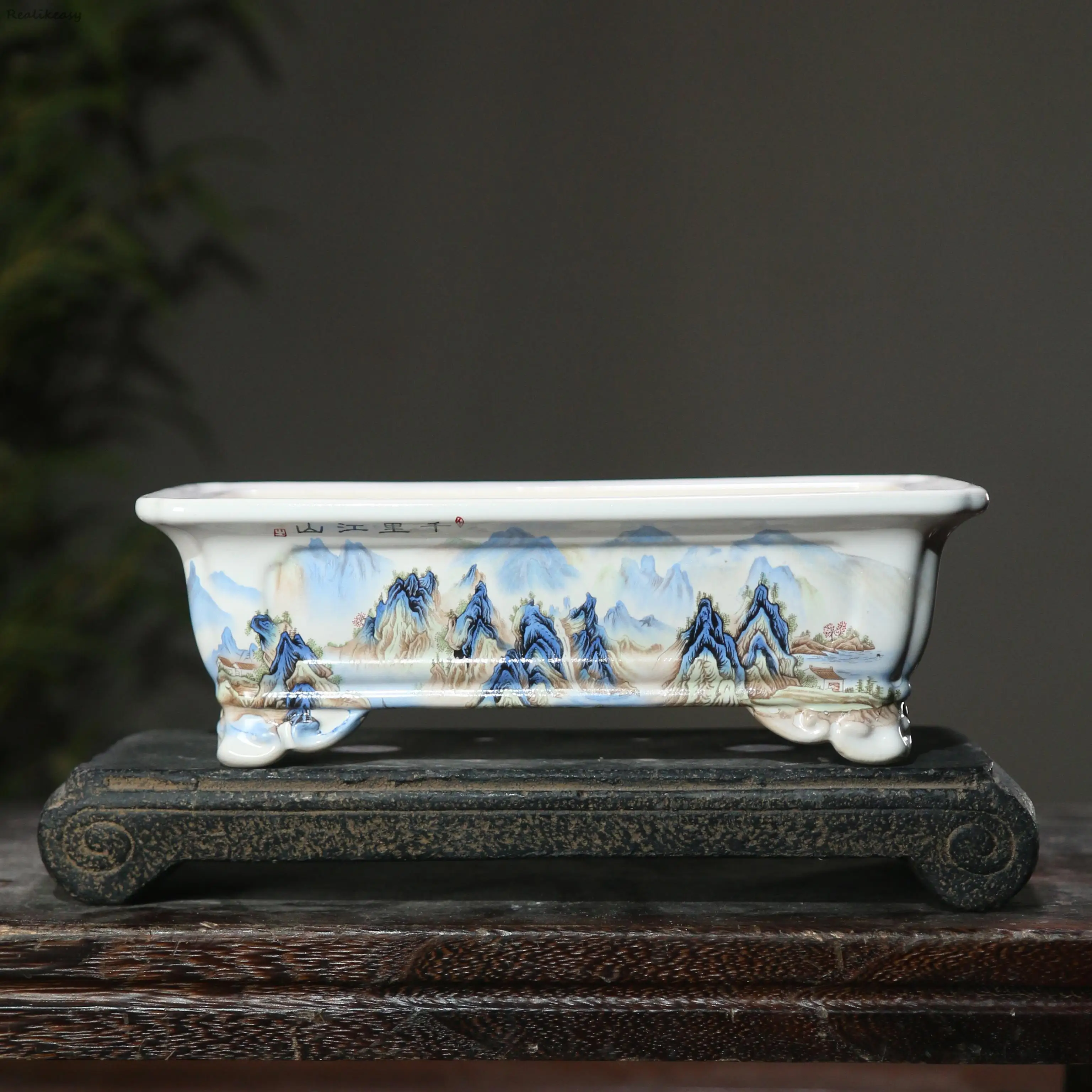 

Китайский керамический цветочный горшок LE374