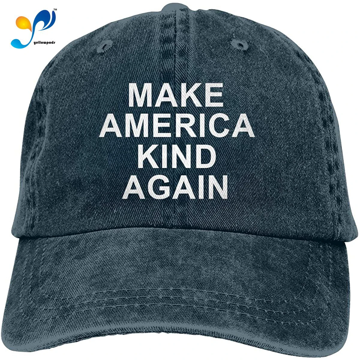 

Make America Kind Again Retro Adjustable Cowboy Denim Hat Unisex Hip Hop Black Baseball Caps Caps Hats For Women