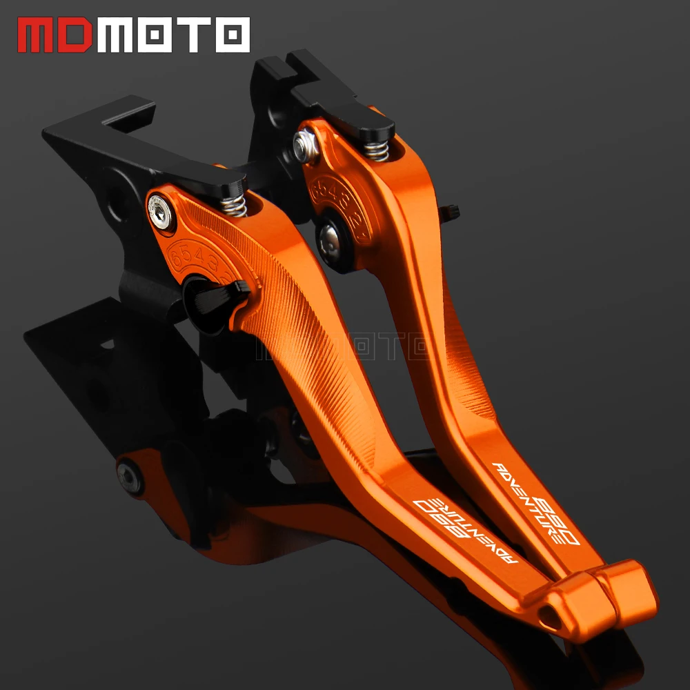 

For KTM 890 ADVENTURE/R 890 ADV 2020 2021 2022 Motorcycle Accessorie cnc Handlebar Short Brake Clutch Lever Adjustable