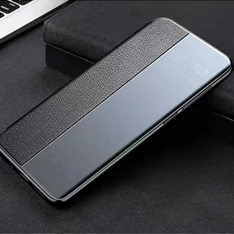 

for Funda Xiaomi 12T Pro Case Luxury Window View PU Leather Phone Case for Xiaomi 12T Coque 12 T Flip Cover Mi 12T Case 12TPro