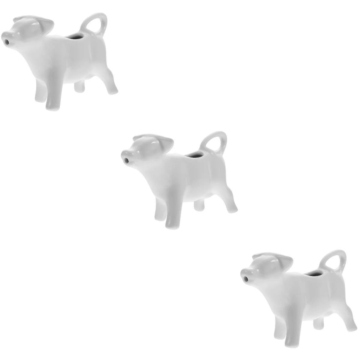 

Ceramic Pitcher Creamercoffee Dispenser Jug Boat Sauce Gravy Mini Bowl Handlewhitefrothing Serving Container Refrigerator