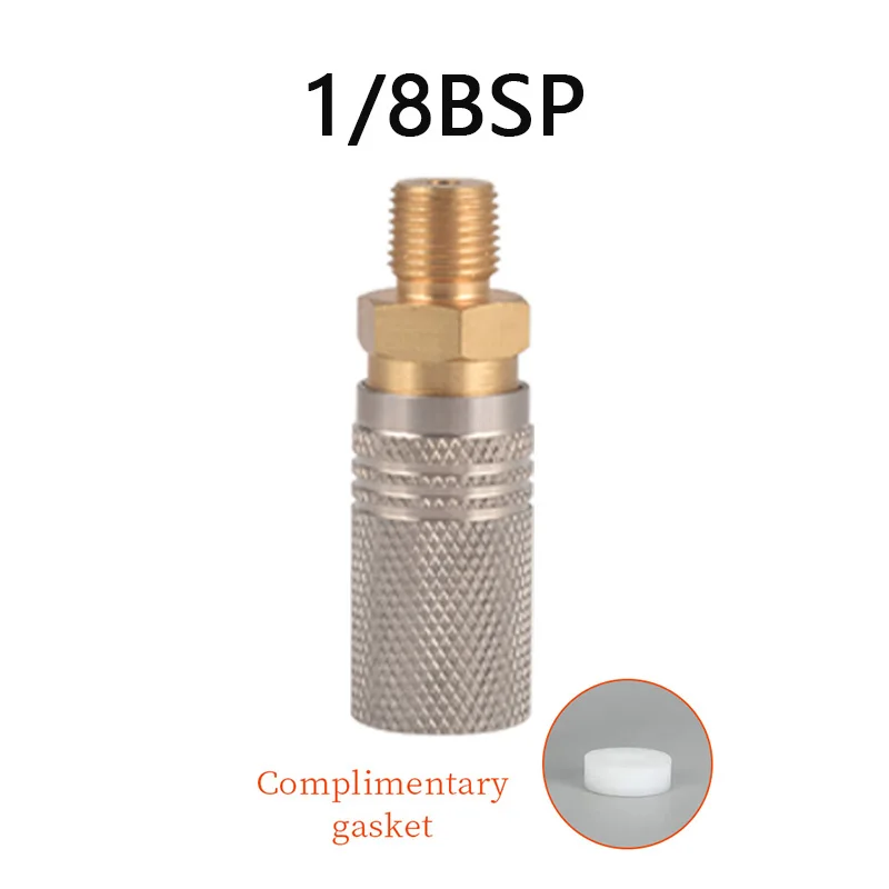 

HPA воздушный быстроразъемный соединитель 1/8NPT M10 * 1 1/8BSP, резьбовой фитинг, газ, баллон, заправка, адаптер, аксессуары Sodastream