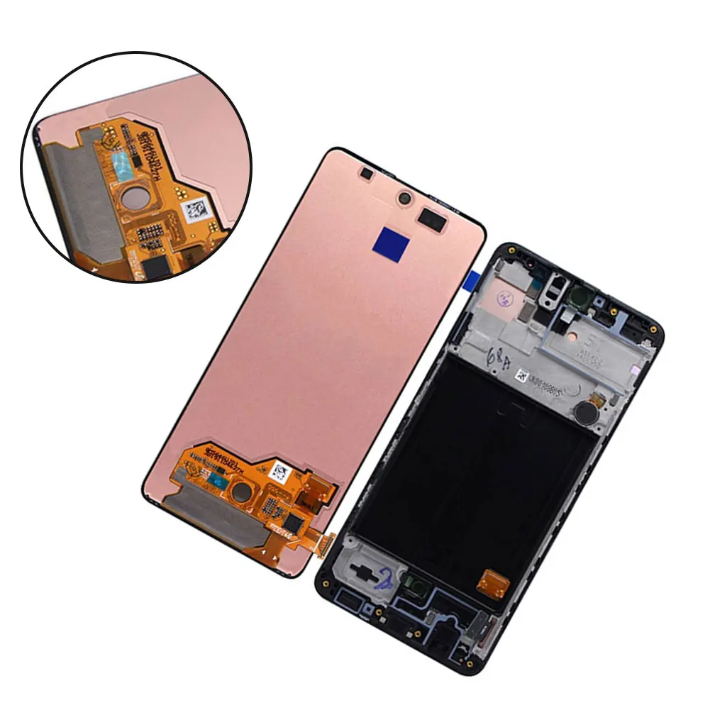 DS A515U для Galaxy A51 SM-A515F в сборе A515 экран практичный синтетический металлический