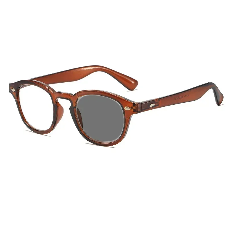 Фотохромные очки в круглой оправе для мужчин и женщин модные уличные