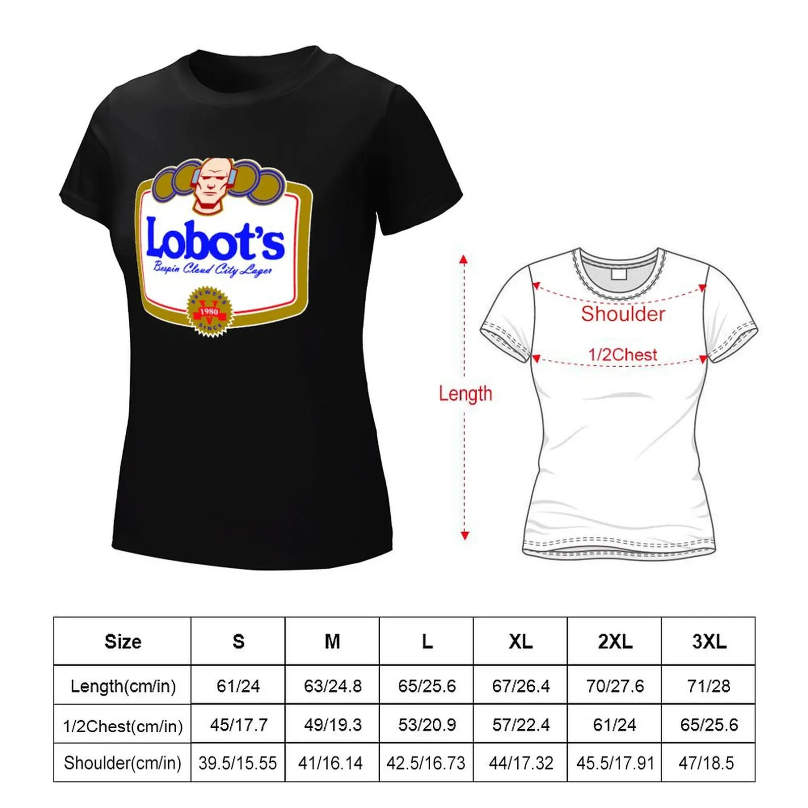 Женская футболка свободного кроя LOBOT'S LAGER