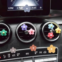 car air freshener car perfume clip lovely color flower car air vent freshener scent aromas diffuser decor interior accessories