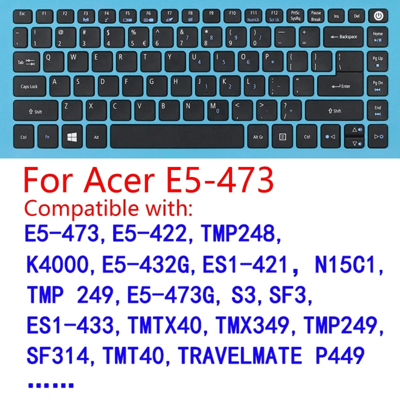

Laptop Keyboard Cover Protector Film for AcerAspire E5-473 Laptop Keyboard Film
