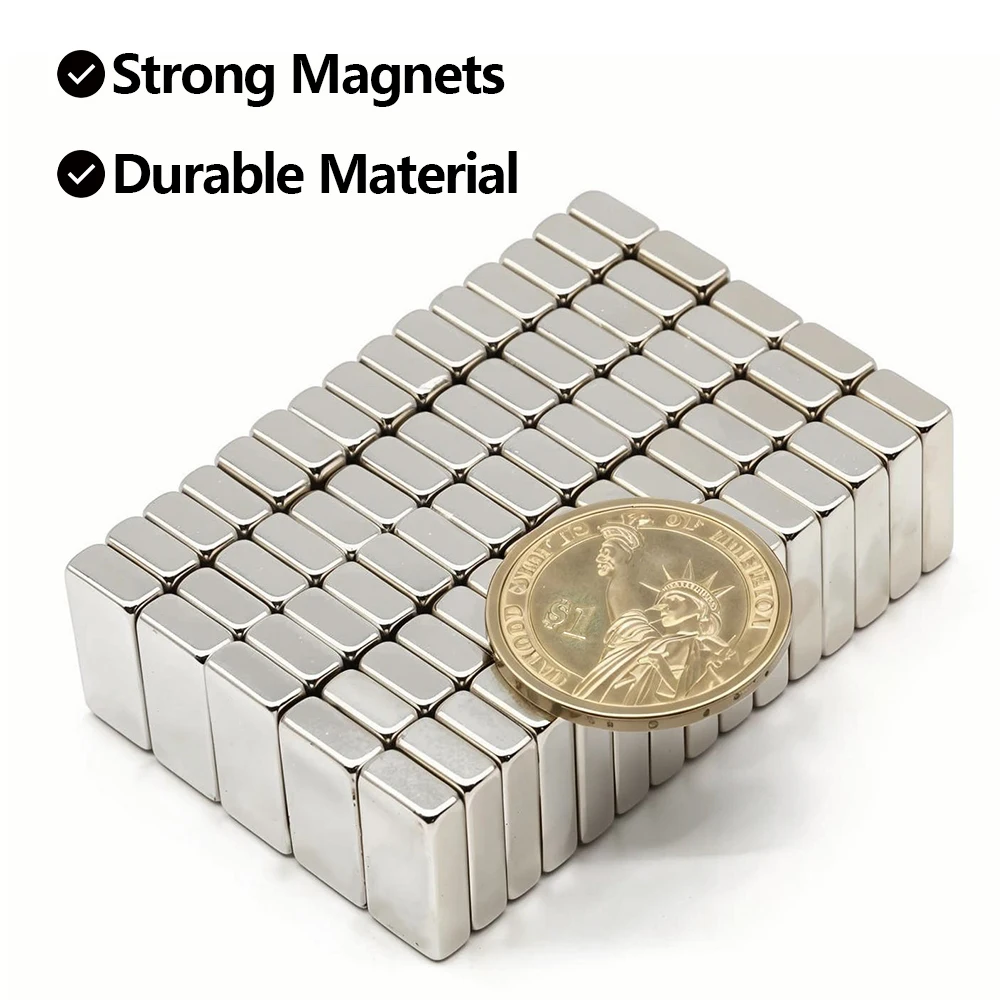 Супер мощный маленький неодимовый магнитный блок N35 NdFeB сильные постоянные