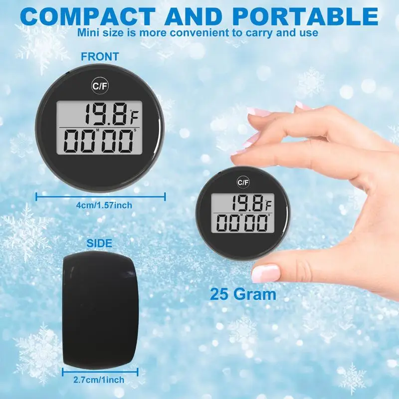 Термометр для водяной бани с таймером небольшой плавающий водонепроницаемый