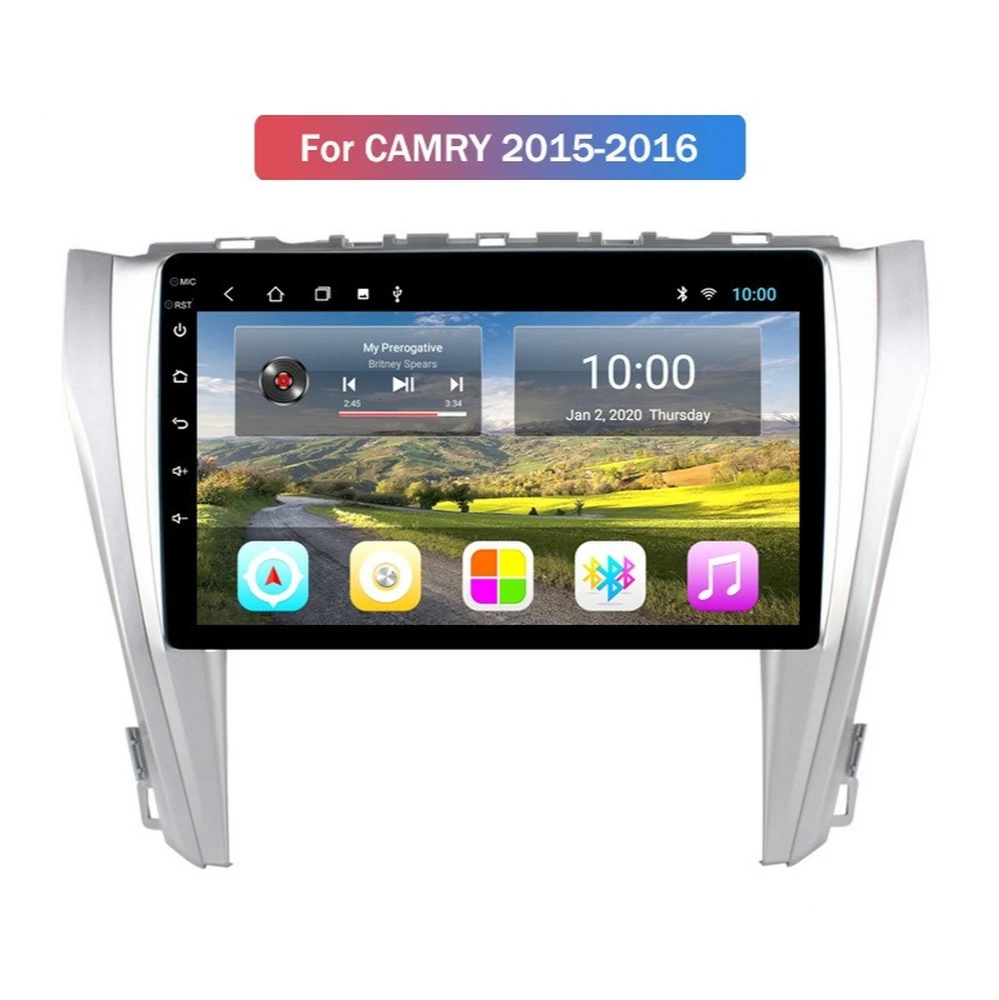 

Android 10.0 System Quard Core 2G+32G WIFI HD 1024*600 Car GPS Nagavition For TOYOTA CAMRY 2015- Car Multimedia Player