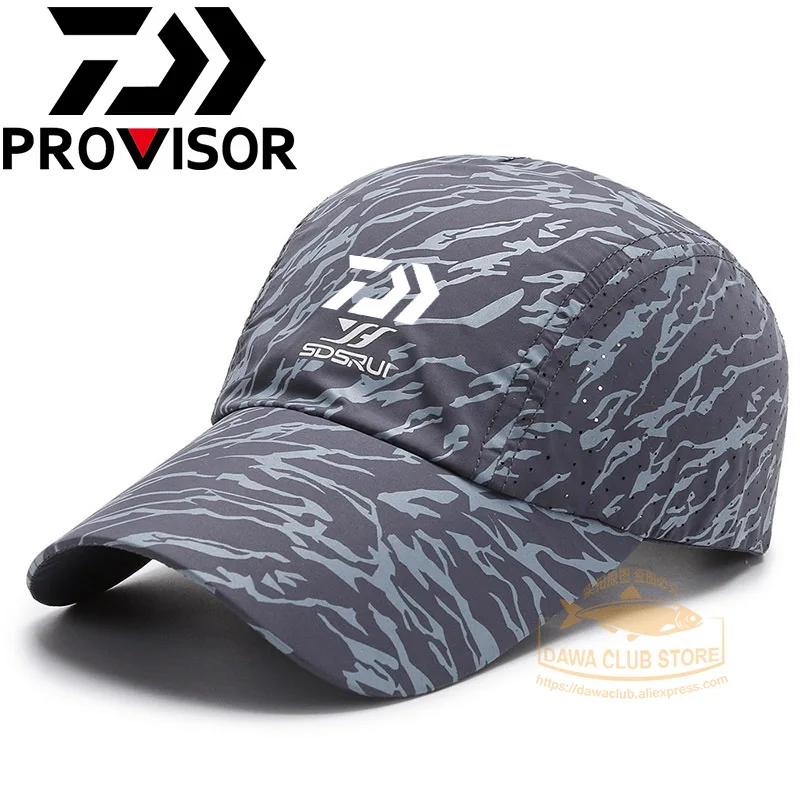

new Summer Dawa fishing quick-drying men's caps and women's camouflage baseball caps outdoor riding lightweight breathable caps