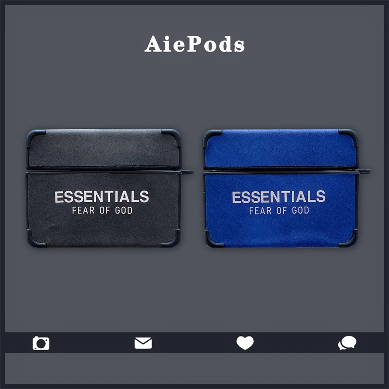 

Модный минималистичный кожаный чехол с буквами для Airpods 1, 2, 3 Pro, беспроводной Bluetooth-наушник, ТПУ, INS, трендовый креативный чехол