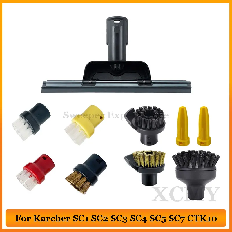 

New Cleaning Brushes For Karcher SC1 SC2 SC3 SC4 SC5 SC7 CTK10 CTK20 Powerful Nozzle Clean Brush Steam Vacuum Cleaner Head Parts