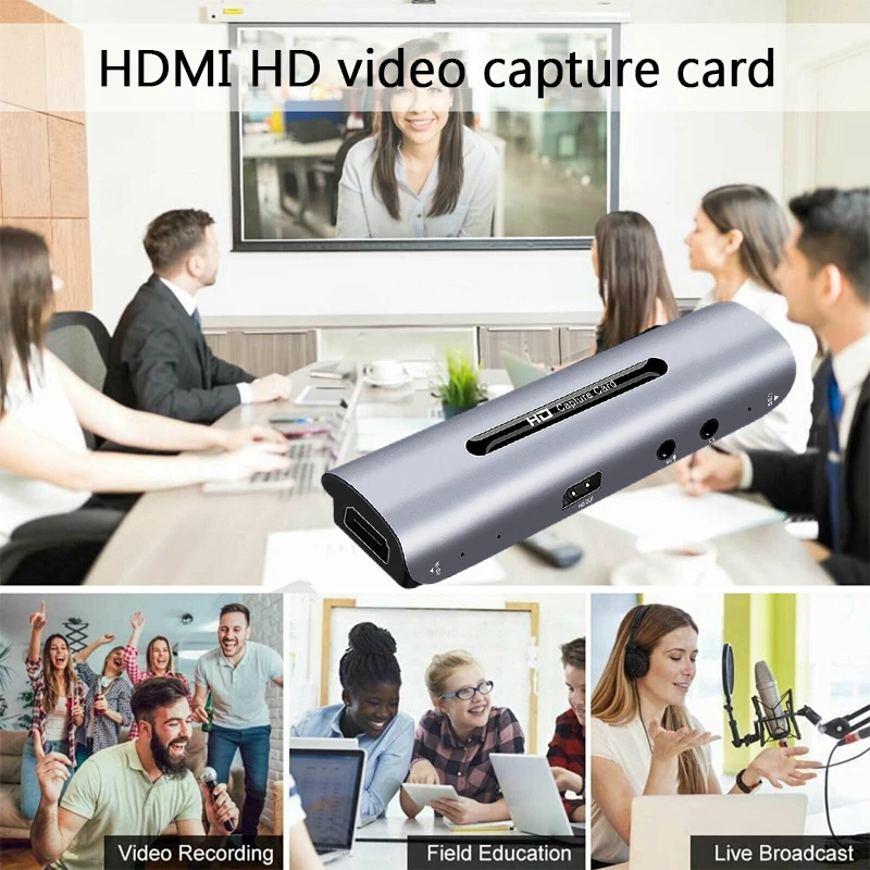 

Захват карты видео игры Usb 1080p Gamem Dvd Камера Z35hdmi Airpods чехол плакат видео высокой четкости запись