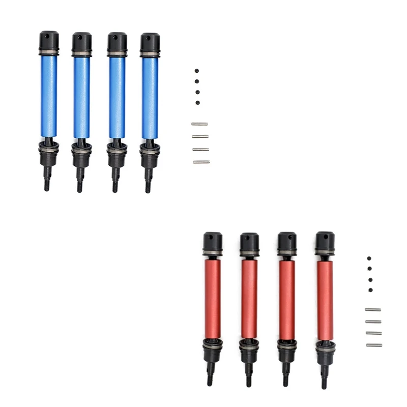 

4Pcs Front and Rear Drive Shaft CVD for Arrma 1/10 Granite Senton Big Rock Vorteks Typhon Upgrade Parts