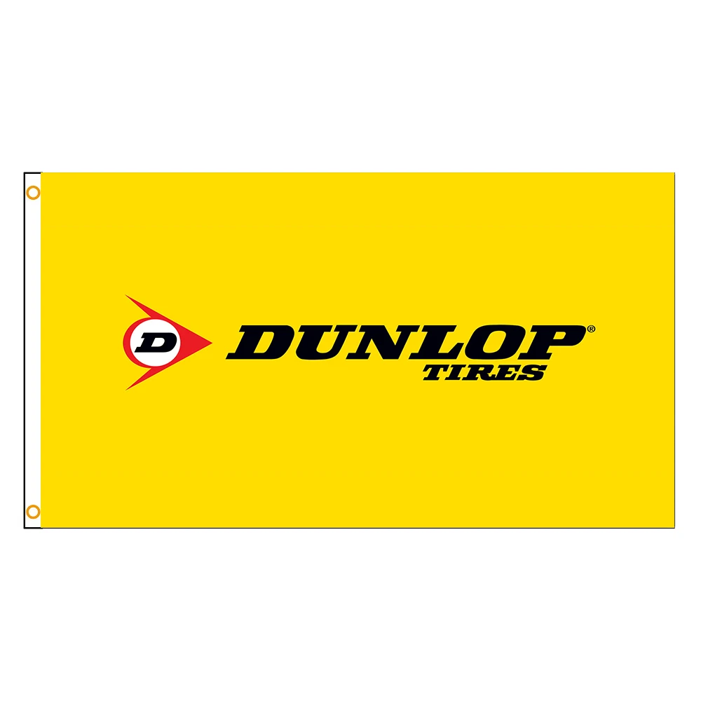 

90x150 см, флаг Dunlop, полиэстер, печатная фотография, для украшения улицы
