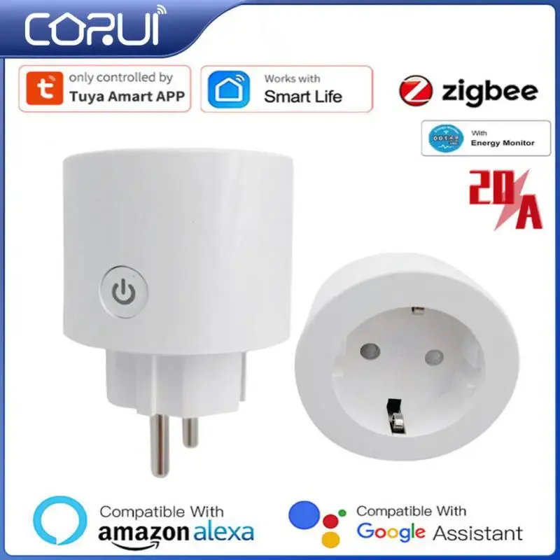 

Смарт-таймер Tuya ZigBee, 20 А, евровилка