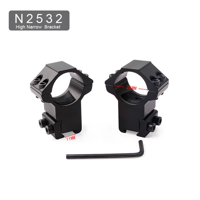 

Охотничий прицел N2532, кольца диаметром 25,4 мм, двойные кольца 11 мм, высококачественное крепление на планку Пикатинни для прицела