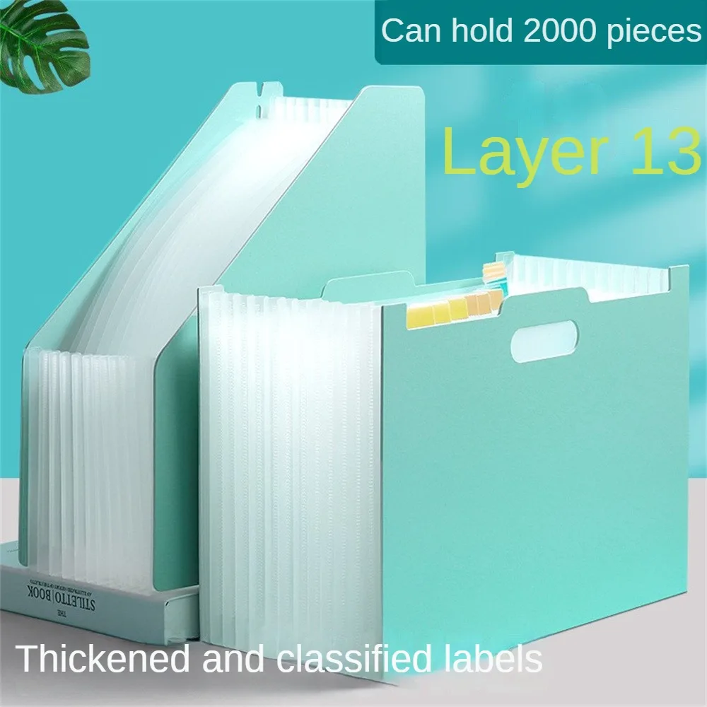 

Vertical Folder Frosted Cover 32.222.820cm Desktop Vertical Folder Accurate Classification Super Capacity Multilayer Bag Crafts