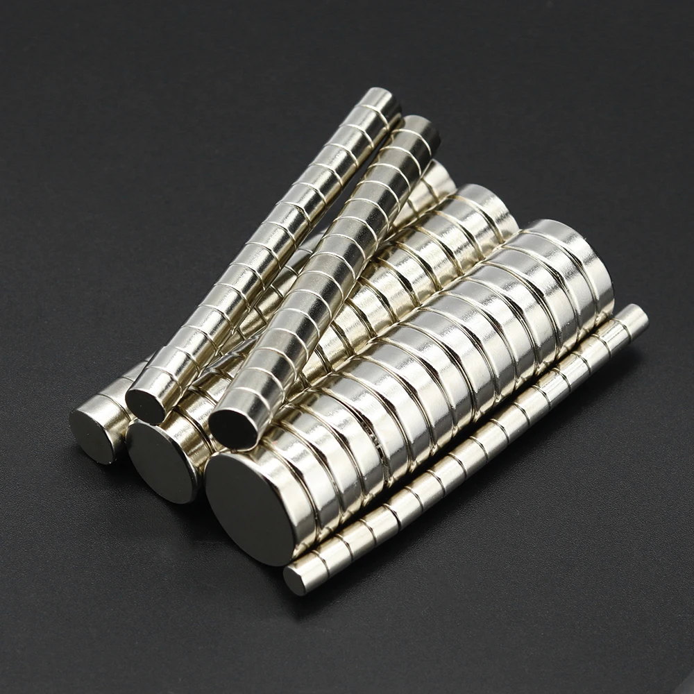 Круглый магнит 5x5 7x5 8x5 10x5 12x5 15x5 20x5 25x5 30x5 мм Неодимовый N35 Постоянный сверхсильный